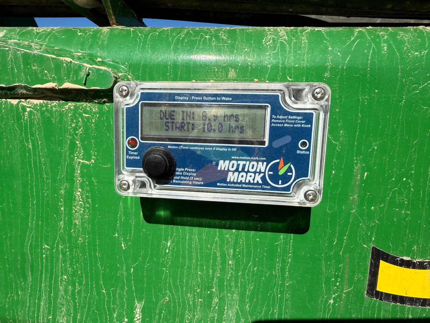 Motion Activated Maintenance Timer